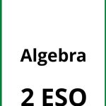 Algebra 2 ESO Ejercicios  PDF