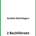 Analisis Morfologico 2 Bachillerato Ejercicios  PDF