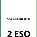 Analisis Sintagmas 2 ESO Ejercicios  PDF