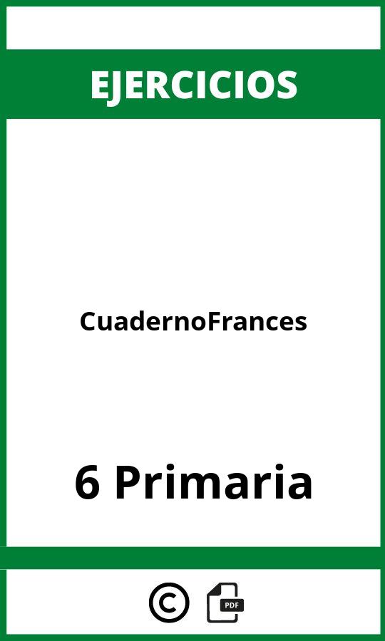 Cuaderno Ejercicios Francés PDF 6 Primaria
