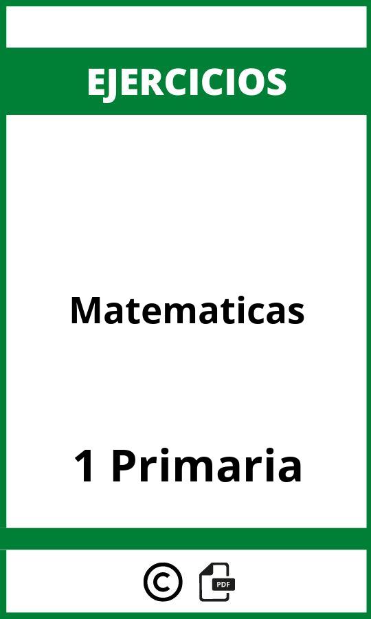 Ejercicios 1 Primaria Matematicas PDF