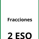 Ejercicios 2 ESO PDF Fracciones
