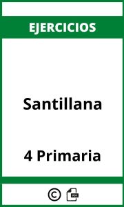 Ejercicios 4 Primaria Santillana PDF