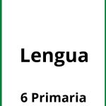 Ejercicios 6 Primaria Lengua PDF