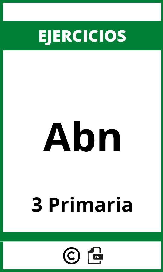 Ejercicios Abn 3 Primaria PDF