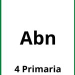 Ejercicios Abn 4 Primaria PDF
