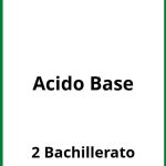Ejercicios Acido Base 2 Bachillerato PDF