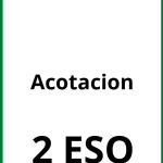 Ejercicios Acotacion 2 ESO PDF