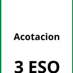 Ejercicios Acotacion 3 ESO PDF