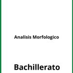 Ejercicios Analisis Morfologico Bachillerato PDF