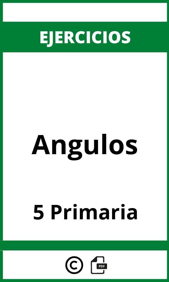Ejercicios Angulos 5 Primaria PDF