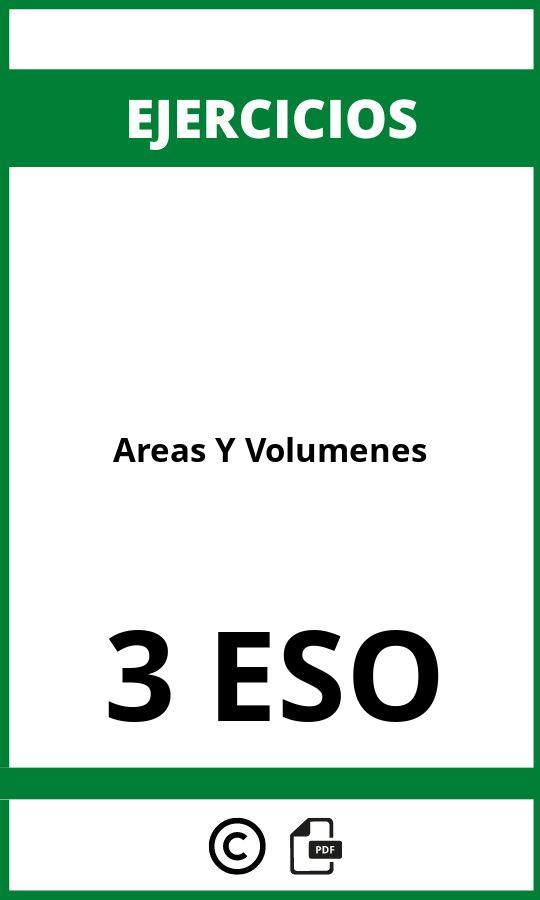 Ejercicios Areas Y Volumenes 3 ESO PDF