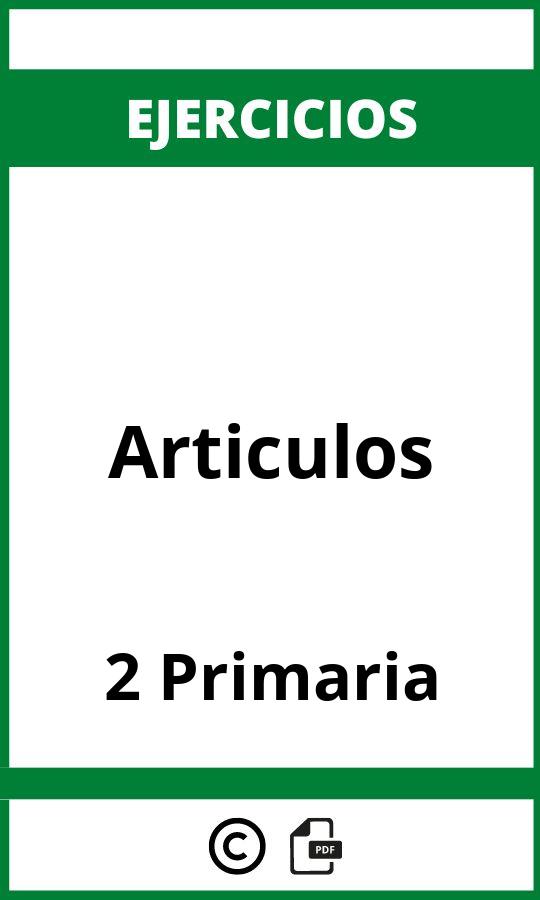 Ejercicios Articulos 2 Primaria PDF