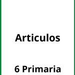Ejercicios Articulos 6 Primaria PDF