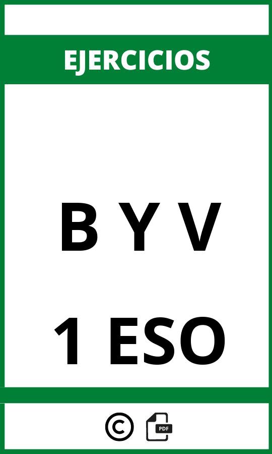 Ejercicios B Y V 1 ESO PDF