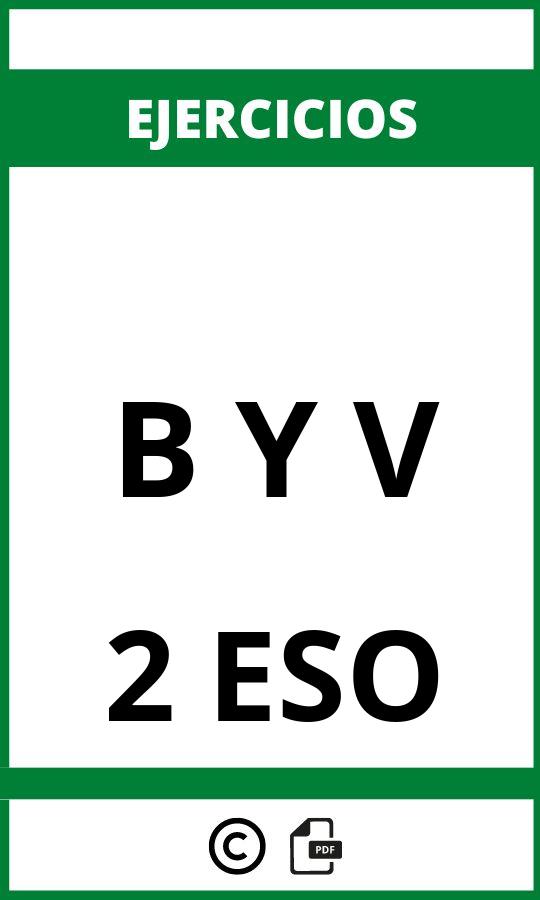 Ejercicios B Y V 2 ESO PDF