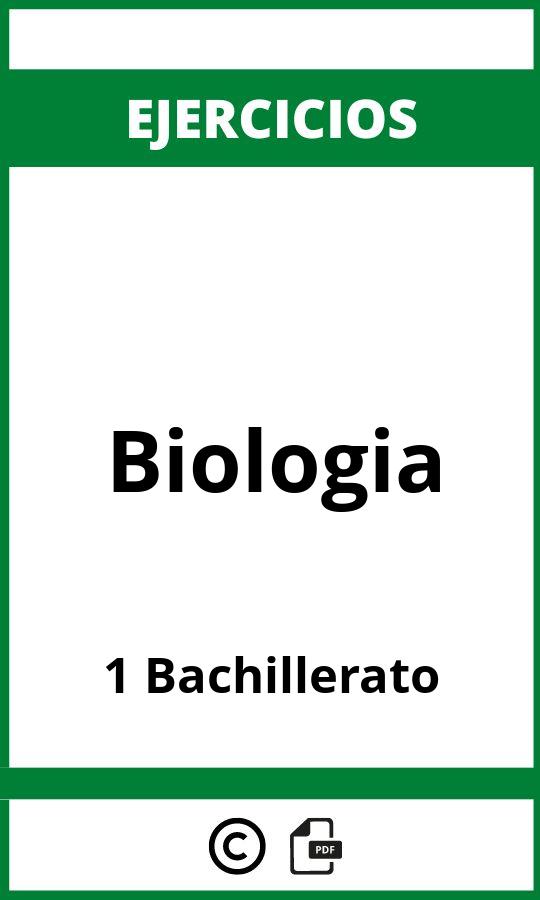 Ejercicios Biologia 1 Bachillerato PDF