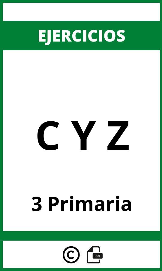 Ejercicios C Y Z 3 Primaria PDF