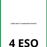 Ejercicios Caida Libre Y Lanzamiento Vertical 4 ESO PDF