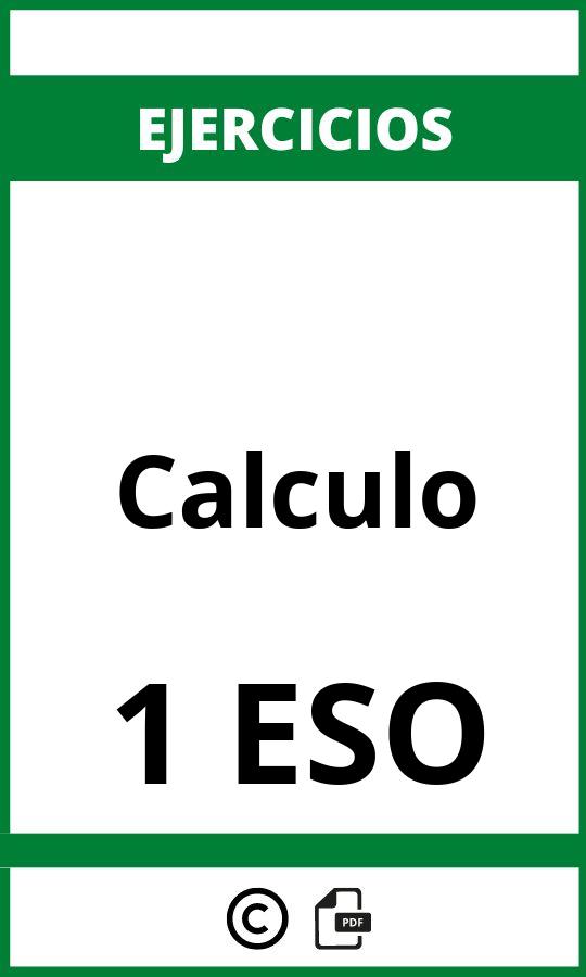 Ejercicios Calculo 1 ESO PDF