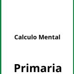 Ejercicios Calculo Mental Primaria PDF