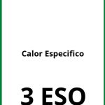 Ejercicios Calor Especifico 3 ESO PDF