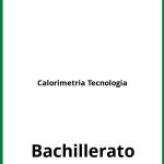 Ejercicios Calorimetria Tecnologia Bachillerato PDF