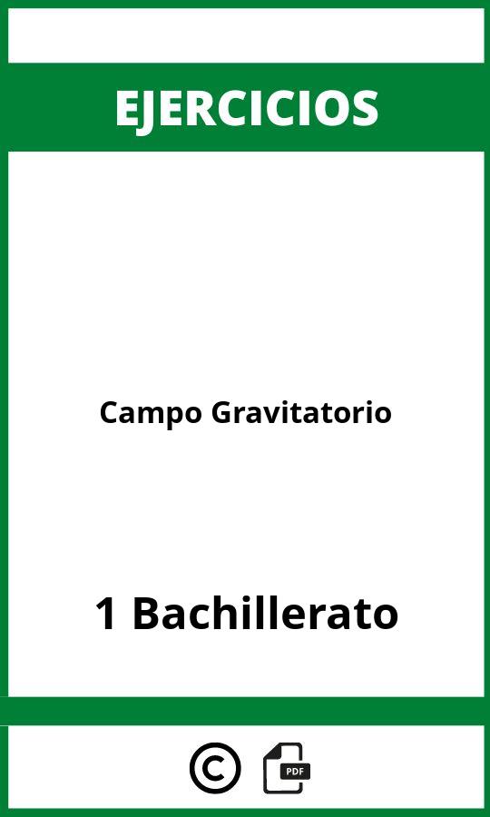 Ejercicios Campo Gravitatorio 1 Bachillerato PDF