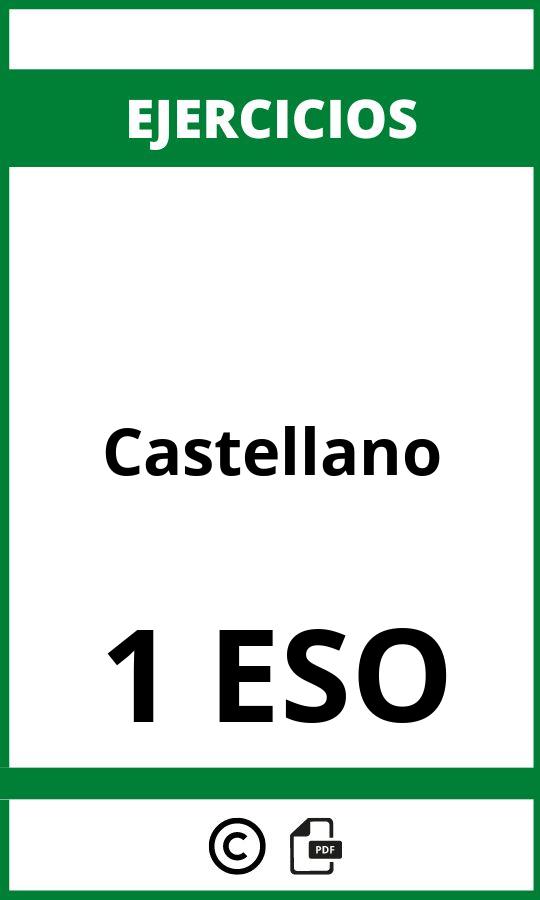 Ejercicios Castellano 1 ESO PDF