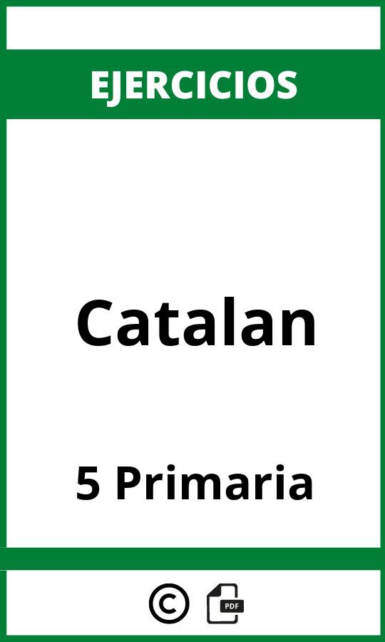 Ejercicios Catalan 5 Primaria PDF