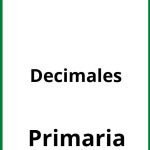 Ejercicios Con Decimales Primaria PDF