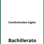 Ejercicios Condicionales Ingles Bachillerato PDF