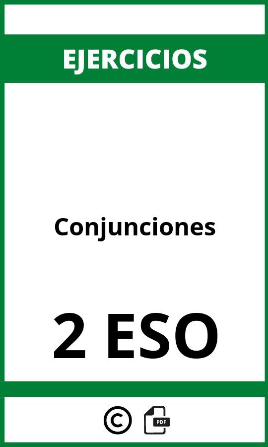 Ejercicios Conjunciones 2 ESO PDF