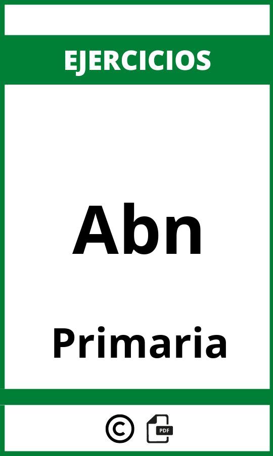 Ejercicios De Abn Primaria PDF