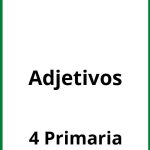 Ejercicios De Adjetivos 4 Primaria PDF