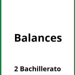 Ejercicios De Balances 2 Bachillerato PDF
