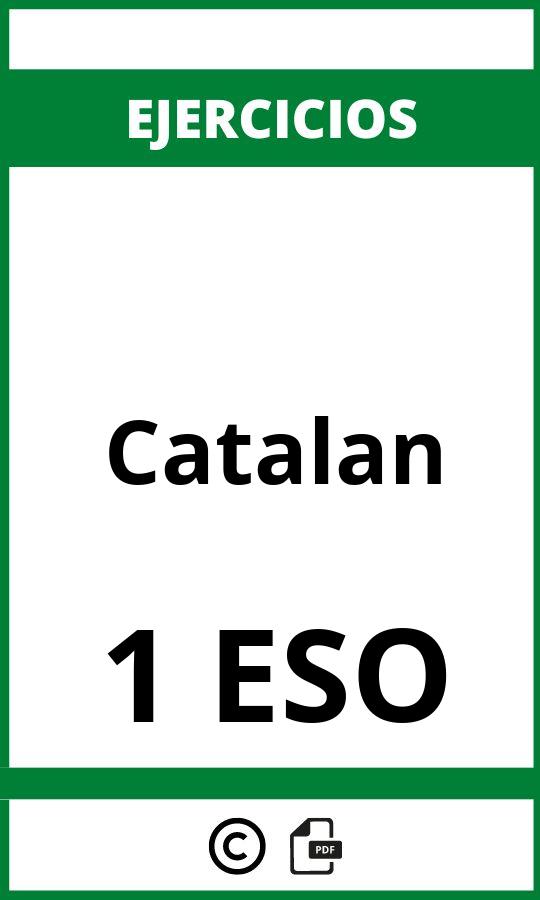 Ejercicios De Catalan 1 ESO PDF