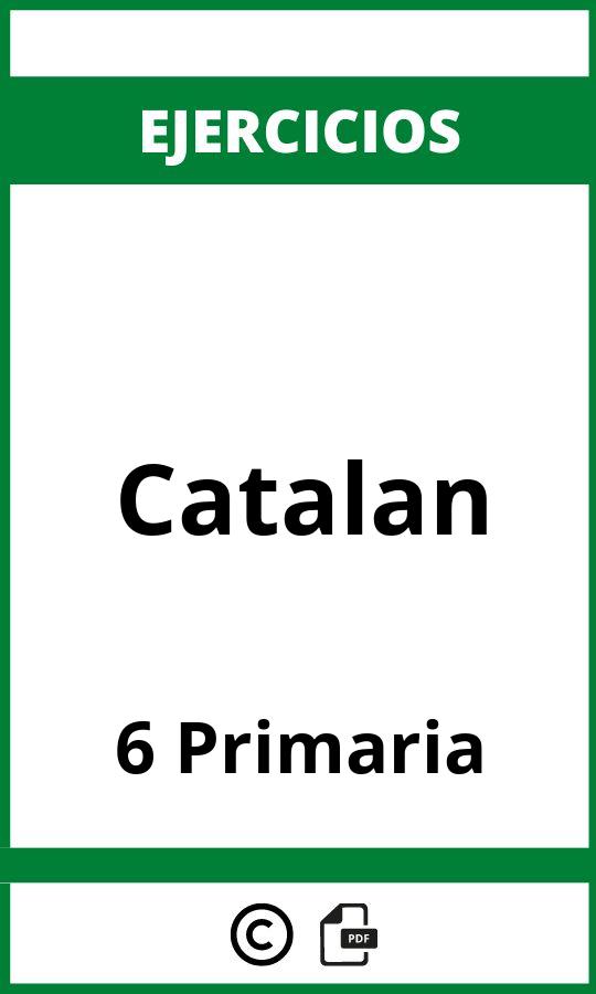Ejercicios De Catalan 6 Primaria PDF
