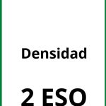 Ejercicios De Densidad 2 ESO PDF