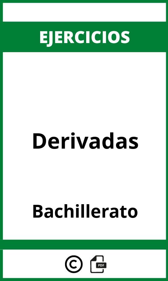 Ejercicios De Derivadas Bachillerato PDF