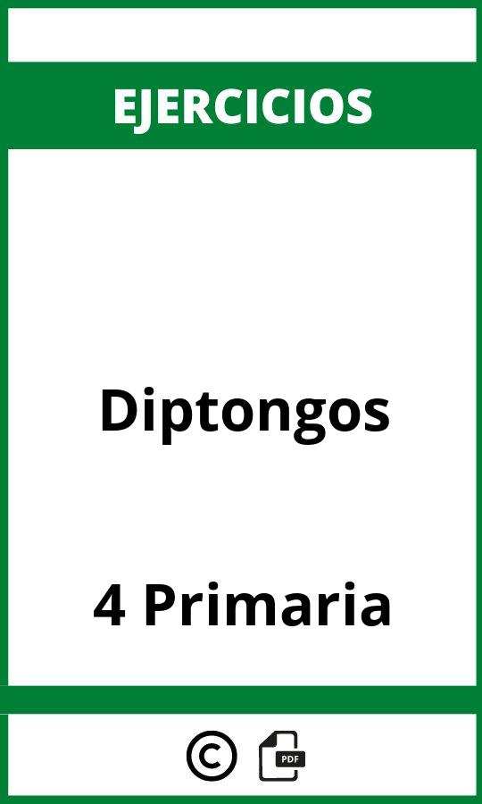 Ejercicios De Diptongos 4 Primaria PDF