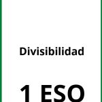 Ejercicios De Divisibilidad 1 ESO PDF