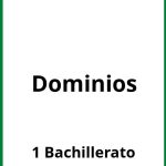 Ejercicios De Dominios 1 Bachillerato PDF
