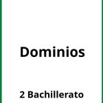 Ejercicios De Dominios 2 Bachillerato PDF