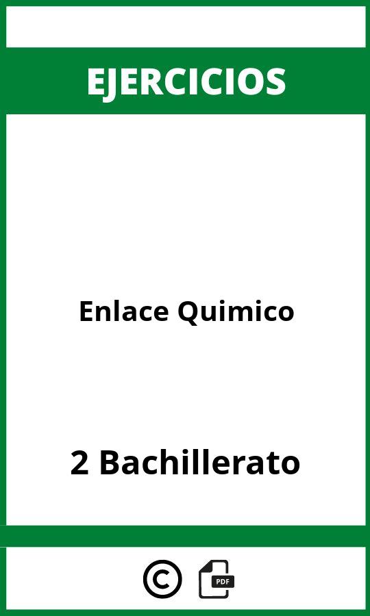 Ejercicios De Enlace Quimico 2 Bachillerato PDF
