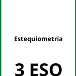 Ejercicios De Estequiometria 3 ESO PDF