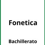 Ejercicios De Fonetica Bachillerato PDF