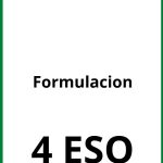 Ejercicios De Formulacion 4 ESO PDF