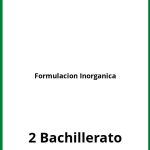 Ejercicios De Formulacion Inorganica 2 Bachillerato PDF