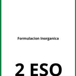 Ejercicios De Formulacion Inorganica 2 ESO PDF